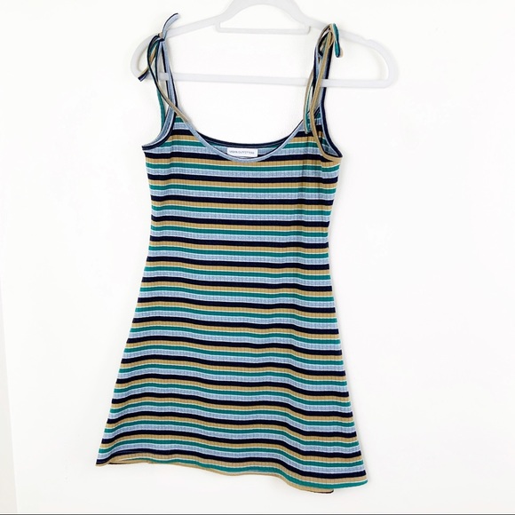 Urban Outfitters Maddie Tie-Strap Striped Dress - Picture 3 of 8